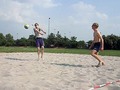 Beachvolleyball im April